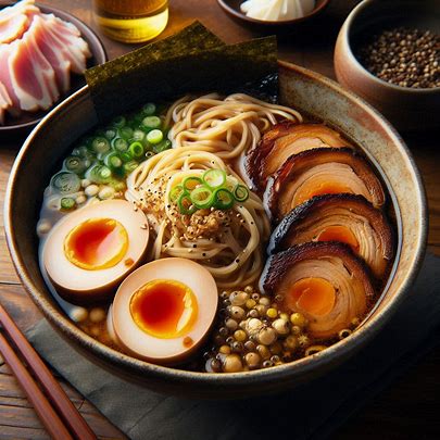 Miso Ramen with Marinated Egg