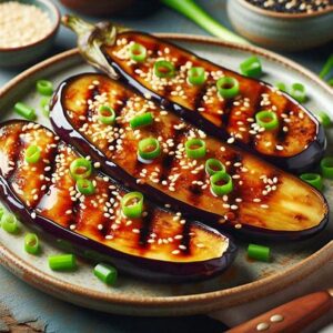 Miso Glazed Eggplant