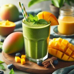 Tropical Mango Matcha Smoothie Bliss