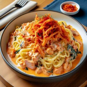 kimchi carbonara