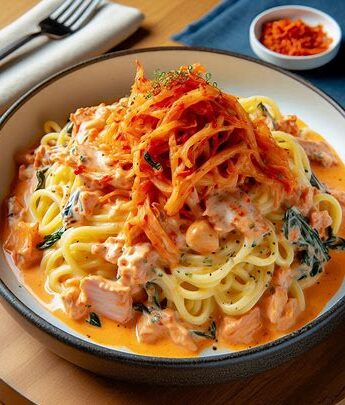 kimchi carbonara