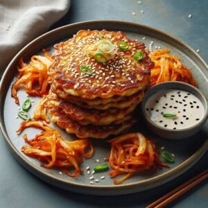 gluten free kimchi pancake