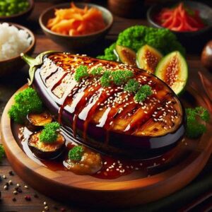 Miso Glazed Eggplant