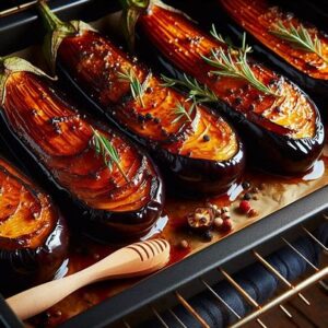 Miso Glazed Eggplant