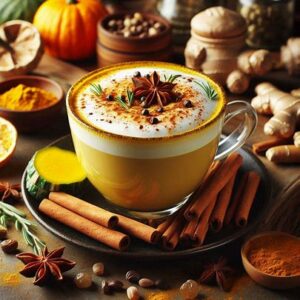 Spiced Turmeric Ginger Latte Delight