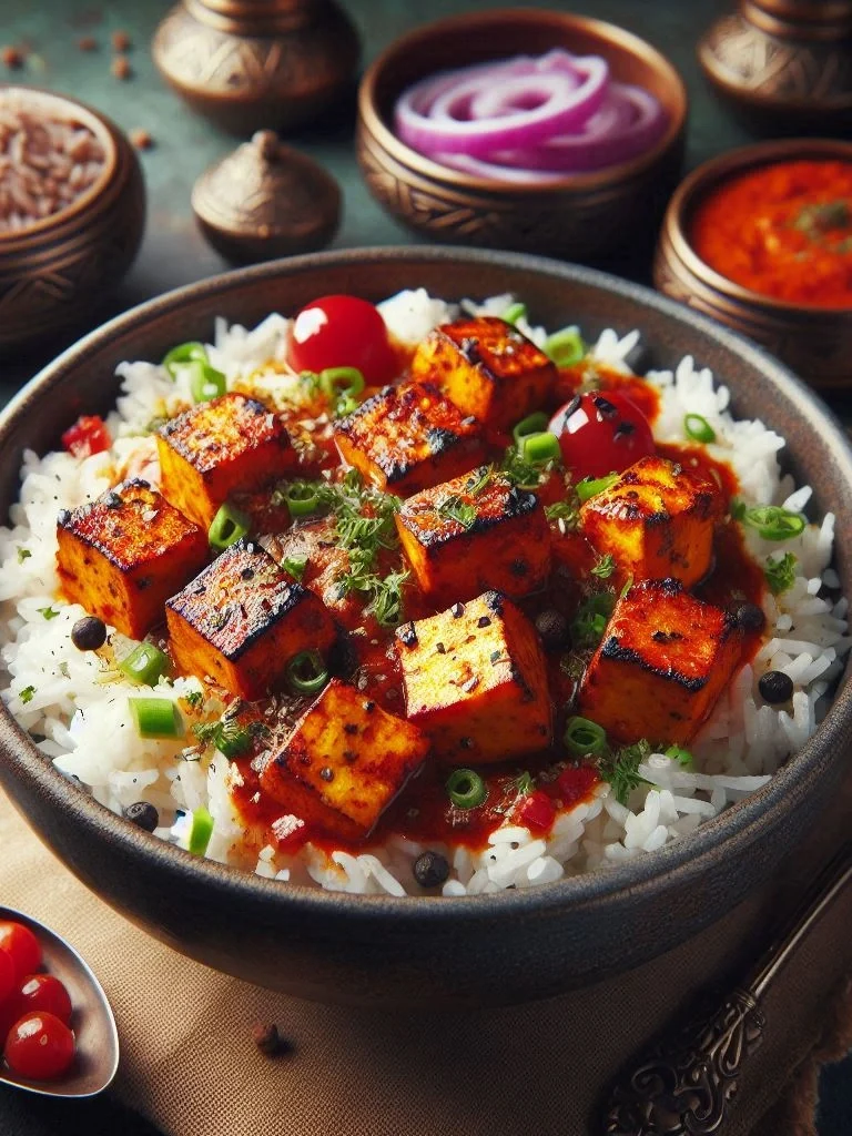 Paneer Tikka Rice Bowl